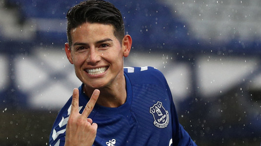 VIDEO | Ce fotbalist a irosit Real Madrid! James Rodriguez, recital pentru Everton: două goluri şi un assist în ultima etapă din Premier League