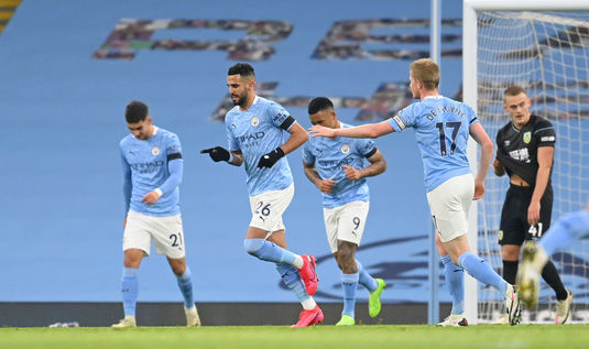 Şi-au revenit! City a zdrobit-o pe Burnley în Premier League. Liverpool a revenit pe primul loc în clasament