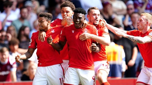 A spart gheaţa. Nottingham Forest, prima victorie în Premier League după 23 de ani, la capătul unui meci de infarct cu West Ham