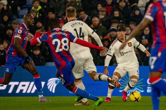 VIDEO | Crystal Palace - Manchester United 1-1. ”Diavolii” au pierdut două puncte după ce au fost egalaţi în minutul 90+1