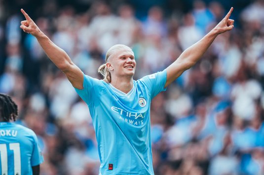 VIDEO | Maşinăria de goluri Haaland! Norvegianul a reuşit un hattrick şi a mai doborât un record. City a zdrobit-o pe Fulham