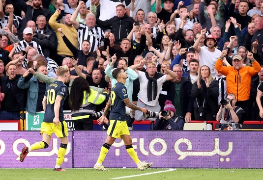 VIDEO | Spectacol azi în Premier League! Sheffield United - Newcastle 0-8 a intrat în istorie, Arsenal - Tottenham 2-2, iar Chelsea a pierdut acasă