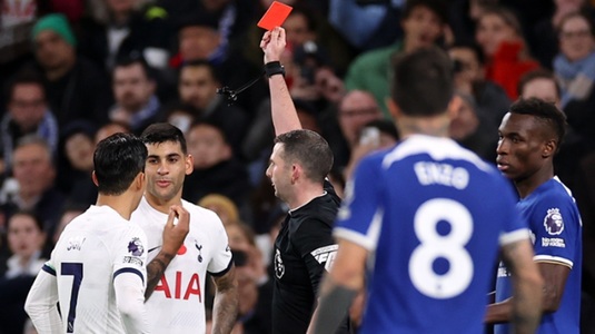 Nebunie totală în Tottenham - Chelsea. Nouă goluri, două ”roşii” şi un penalty. Pochettino îi provoacă lui Spurs primul eşec în Premier League