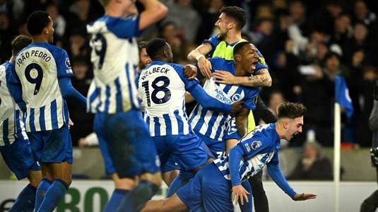 Brighton a făcut show cu Tottenham în Premier League! Meci spectaculos cu 6 goluri marcate