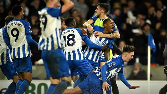 Brighton a făcut show cu Tottenham în Premier League! Meci spectaculos cu 6 goluri marcate
