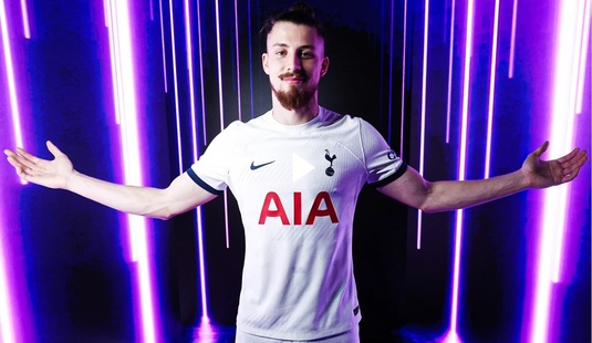 OFICIAL | Radu Drăguşin, noul jucător al lui Tottenham. Fanii, reacţii virale după anunţul clubului