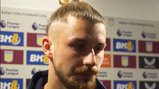 Radu Drăguşin, emoţionat la interviu după ce a jucat pentru Tottenham: „Mi-a fost dor! Sper să mai joc multe meciuri”