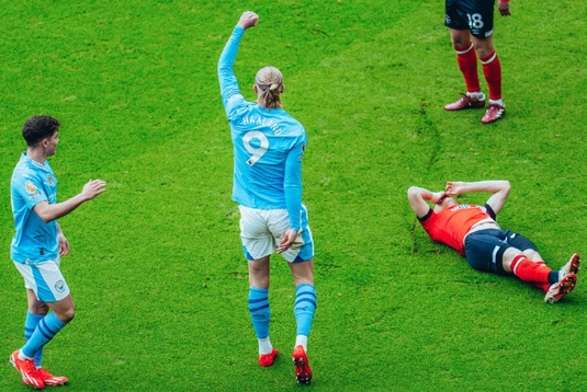 VIDEO | Manchester City - Luton Town 5-1. Haaland a marcat. Campioana Angliei şi a Europei a urcat pe primul loc în Premier League