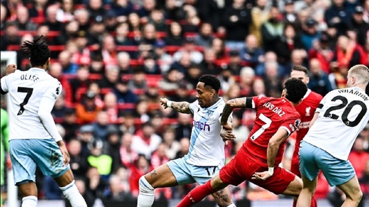 VIDEO | Liverpool - Crystal Palace 0-1. Klopp, adio titlu? ”Cormoranii” se împiedică din nou în Premier League