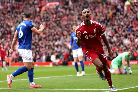 Liverpool, încă o victorie dramatică în Premier League. Campioana Angliei s-a impus la limită în derby-ul cu Everton