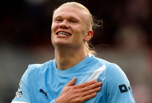 Manchester City, victorie în inferioritate în derby-ul cu United! Haaland a decis meciul