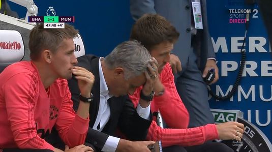 VIDEO | Aflat sub o presiune uriaşă, Mourinho n-a mai suportat umilinţa cu Brighton! Ce a făcut portughezul