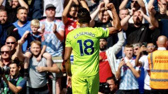 Casemiro a debutat pentru Manchester United! ”Diavolii” s-au impus în Premier League contra lui Southampton