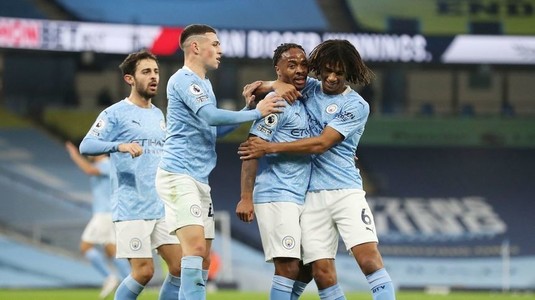 Victorie la limită pentru Manchester City în faţa lui Arsenal. Raheem Sterling, decisiv