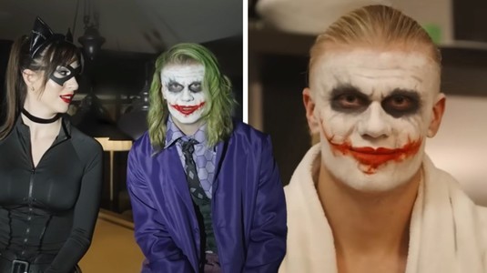 Haaland s-a deghizat în Joker şi a plecat pe străzile din Manchester: "Hai să ne distrăm cumpărând nişte scutece"