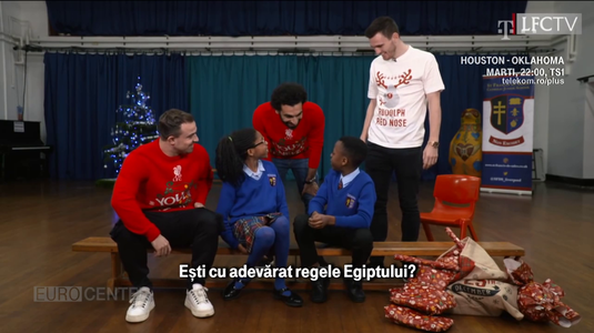VIDEO | "Chiar eşti regele Egiptului?". Reacţii incredibile ale unor puşti din Liverpool la întâlnirea cu starurile lui Jurgen Klopp