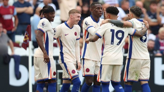 Chelsea, spectacol total pe terenul lui West Ham. Jackson şi Palmer au marcat pentru o victorie la trei goluri diferenţă