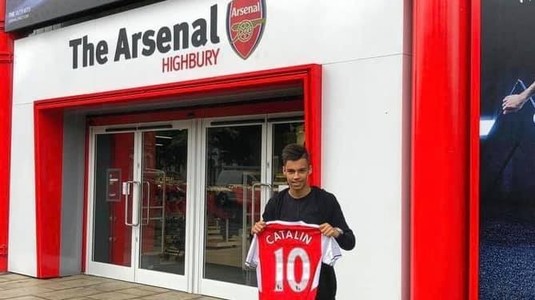 OFICIAL | Avem un nou român la Arsenal! Are doar 16 ani şi a primit numărul 10