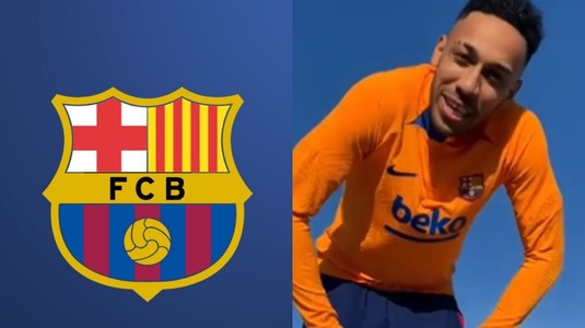 OFICIAL | FC Barcelona l-a prezentat pe Aubameyang. Ce clauză de reziliere are atacantul