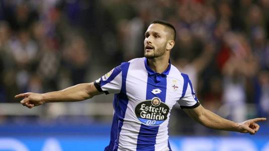 VIDEO. Florin Andone a marcat pentru Deportivo în partida pierdută pe teren propriu cu Valencia