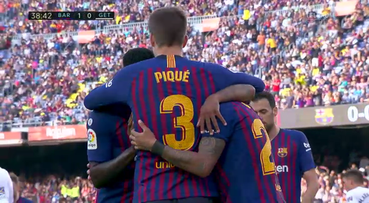 Barcelona - Getafe 2-0. Catalanii termină cu o victorie o săptămână de coşmar. Aici aveţi toate rezultatele etapei a 37-a. Girona este a treia retrogradată