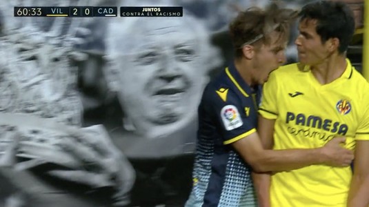 ”Suarez de la Cadiz”. Imagini incredibile în Spania la meciul dintre Villareal şi fosta echipă a lui Florin Andone. Un fotbalist din tabăra oaspeţilor l-a muşcat pe Aissa Mandi
