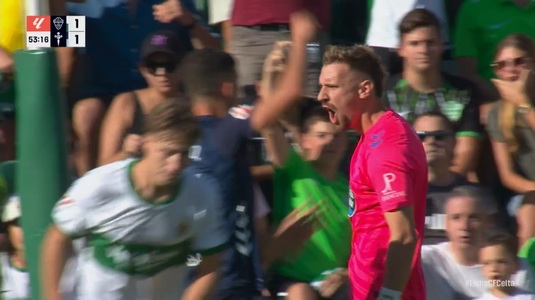 FOTO | Ionuţ Radu, intervenţie importantă pentru Celta Vigo! A apărat un penalty în meciul cu Elche