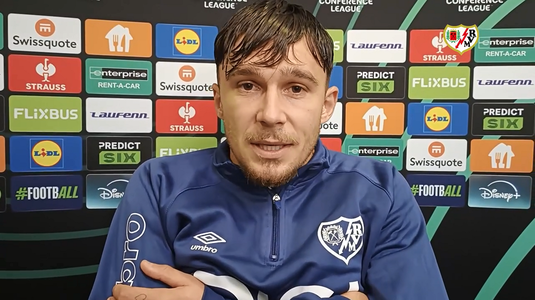 Antrenorul lui Rayo a decis! Ce se va întâmpla cu Raţiu după ce a fost "erou” în Conference League