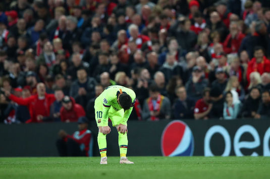 Messi, devastat după înfrângerea cu Liverpool. A plâns după meci şi nu a plecat cu echipa la aeroport