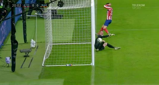 VIDEO Ter Stegen e de pe altă planetă! Reflex FABULOS în faţa lui Mario Hermoso în derby-ul Atletico-Barca