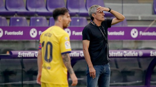 Veste proastă primită de Quique Setien. Un star al Barcelonei s-a accidentat şi ratează finalul sezonului