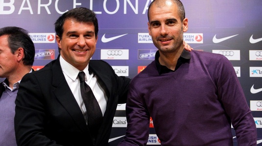 Joan Laporta, creatorul Barcelonei lui Guardiola, va candida la alegerile pentru preşedinţia clubului! Presa din Spania anunţă că are un acord semnat cu Pep
