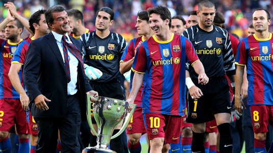 Transferul cu care Joan Laporta începe REVOLUŢIA la FC Barcelona! Atacantul cu peste 370 de goluri în carieră, lângă Messi pe Camp Nou