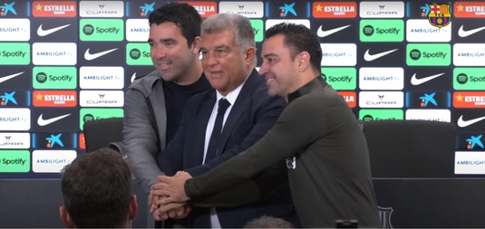 Joan Laporta a dezvăluit cum l-a convins pe Xavi să rămână la Barcelona: "Nu a fost o chestiune de bani"