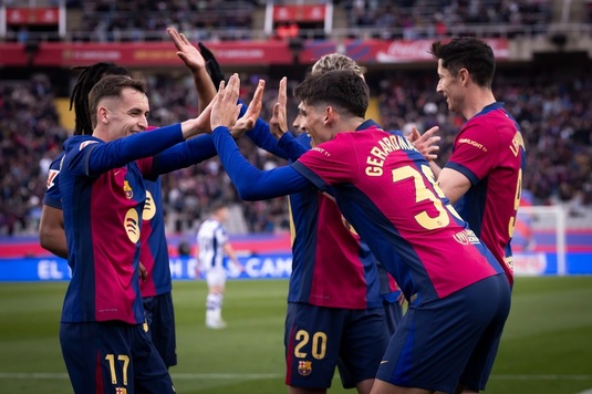 Barcelona a câştigat la scor şi urcă pe primul loc în La Liga. Doi dintre marcatori s-au aflat la primul gol în tricoul catalanilor