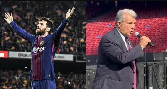 Joan Laporta vrea un omagiu pentru Lionel Messi pe Camp Nou: ”Ar fi un mod minunat de a inaugura stadionul, cu 105.000 de spectatori”