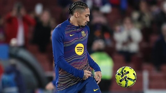 Raphinha, indisponibil pentru FC Barcelona. Când va reveni atacantul brazilian