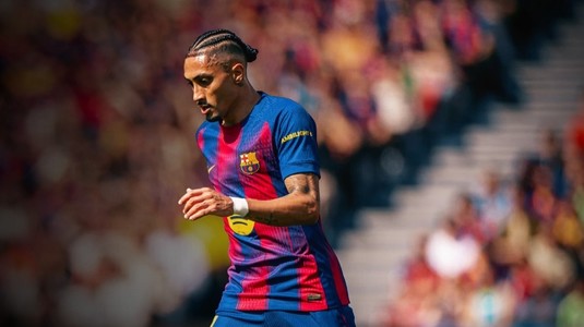 OFICIAL | Lovitură grea suferită de Barcelona! Raphinha, OUT pentru "dubla" cu Atletico Madrid