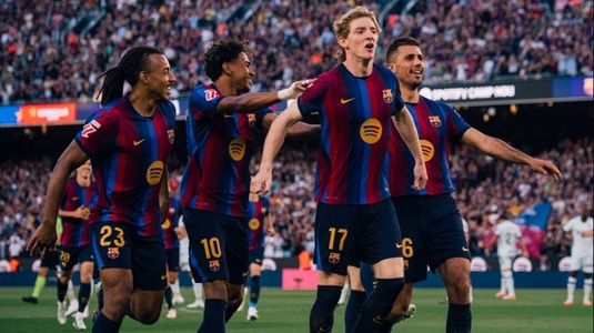 Moment istoric pe Camp Nou. Barcelona a spulberat viitoarea adversară a Craiovei, la retragerea unei legende a clubului