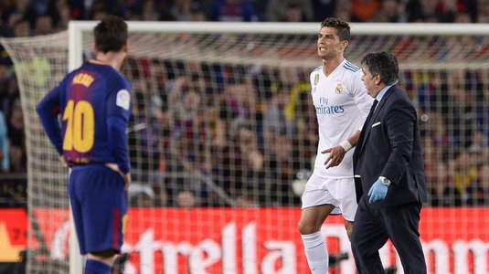 Emoţii pentru Cristiano Ronaldo după accidentarea suferită în El Clasico. Care e situaţia portughezului şi prima reacţie