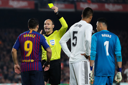 Mateu Lahoz va arbitra meciul Real Madrid - FC Barcelona. El Clasico se joacă duminică şi se vede în direct la Telekom Sport