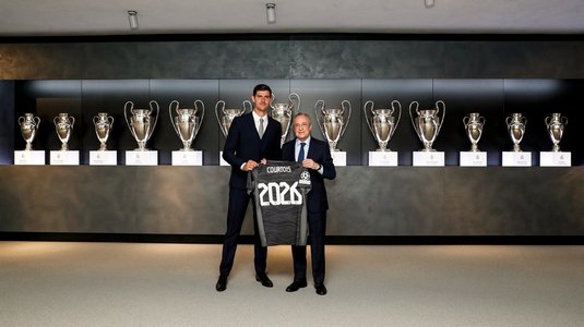 Este oficial! Real Madrid a confirmat prelungirea contractului lui Courtois