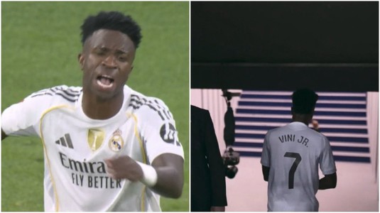 Scene uluitoare în "El Clasico". Vinicius n-a vrut să iasă din teren la schimbare, apoi a plecat direct la vestiare