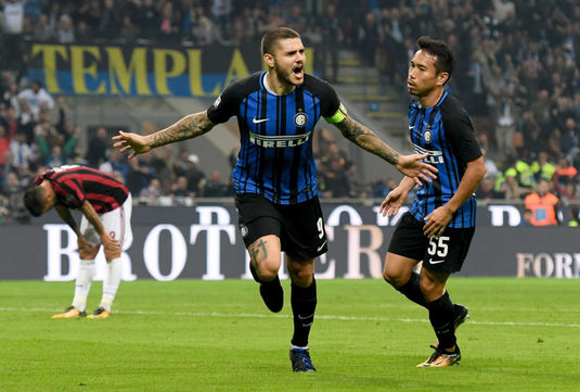 Inter o învinge pe Milan după o seară fantastică a lui Icardi! Derby della Madonnina se decide în minutul 90, din penalty