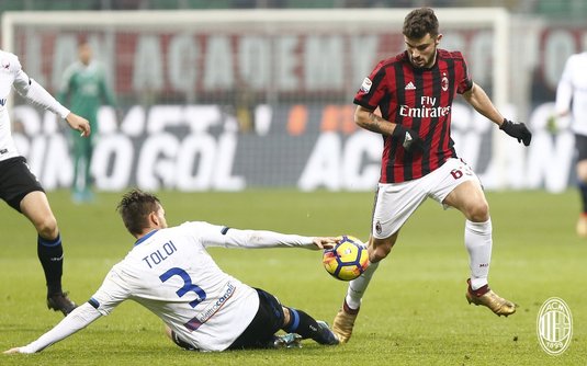 Eşec pentru AC Milan în etapa a XVIII-a din Serie A, scor 0-2 cu Atalanta