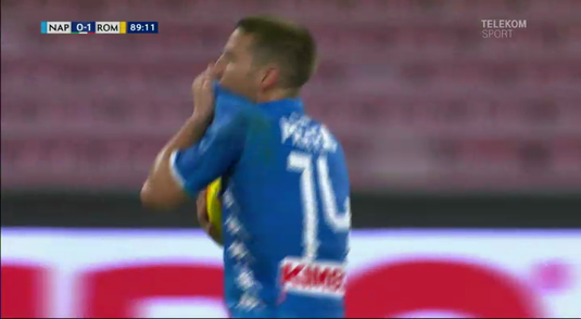 VIDEO | Salvaţi de Mertens! Napoli obţine o remiză cu Roma dar se depărtează de Juventus 