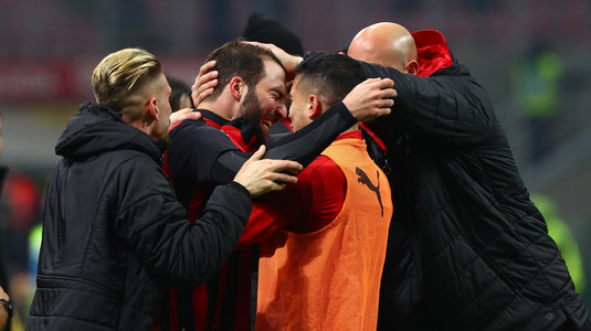 VIDEO | AC Milan - SPAL 2-1. Higuain a marcat după o pauză de două luni, iar "Diavolii" încheie anul la un punct de Liga Campionilor