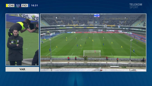 VIDEO | Decizie ciudată în Italia! Motivul incredibil pentru care a fost anulat un gol la Chievo - Fiorentina. Puţini ştiau regula asta