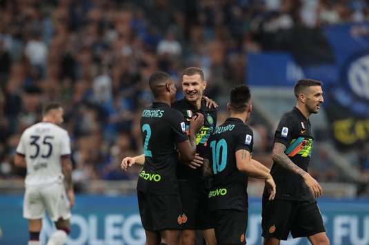 VIDEO Cu Ionuţ Radu rezervă, Inter Milano a făcut spectacol cu Bologna. Vezi aici toate cele 7 goluri