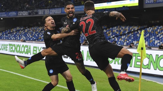 VIDEO | Napoli a făcut spectacol cu Bologna şi a revenit pe primul loc în Serie A. Ruiz şi Insigne, cu o "dublă", au marcat pentru echipa lui Spalletti
